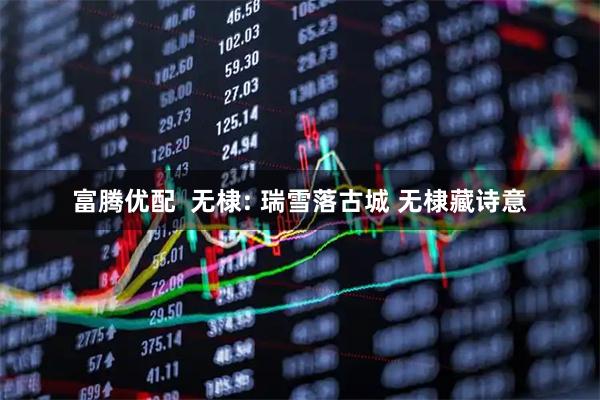 富腾优配  无棣: 瑞雪落古城 无棣藏诗意